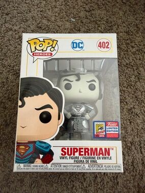 Funko Pop! Heroes Superman Red, Blue, Yellow Figure #402